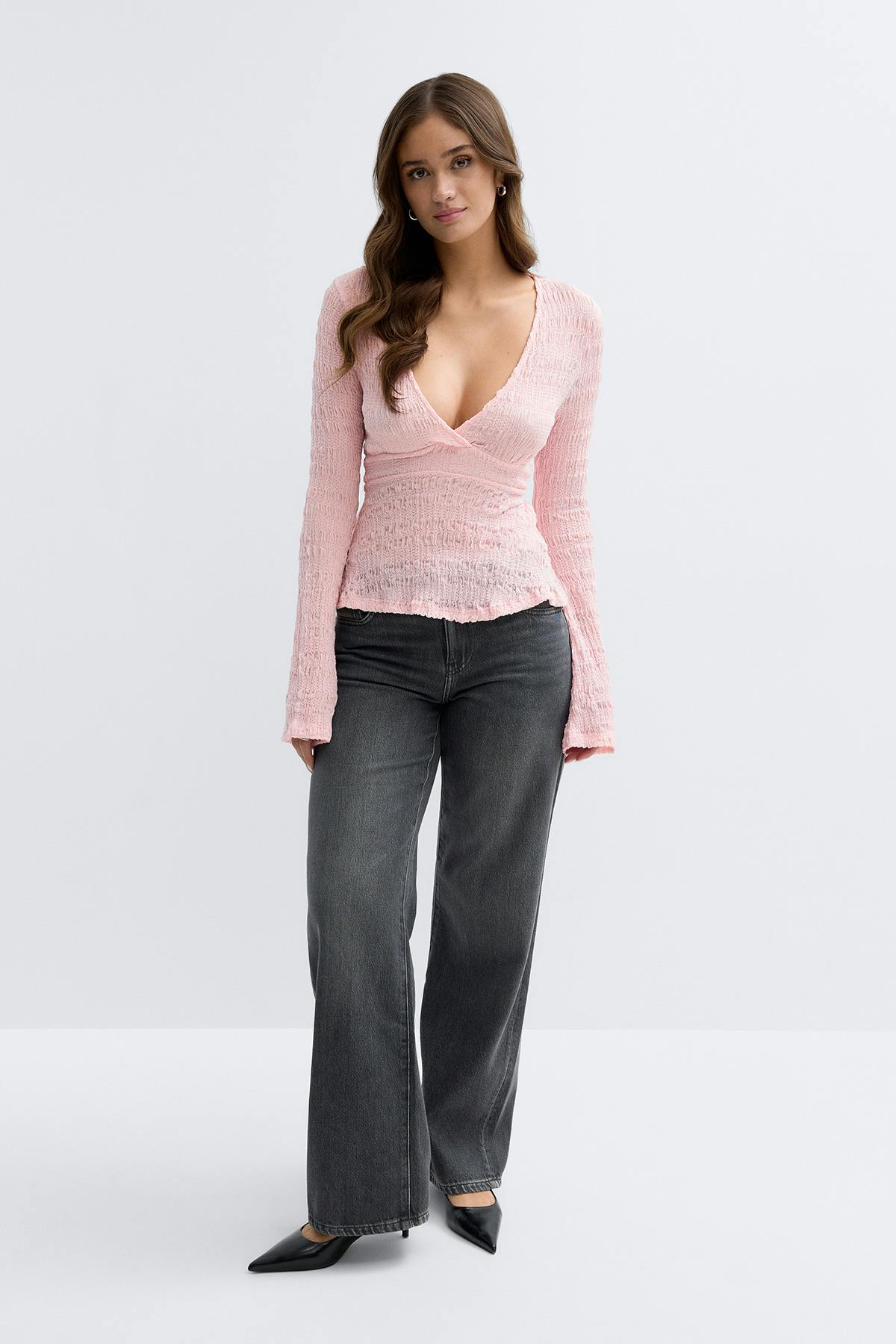 Tie back top - Blanc