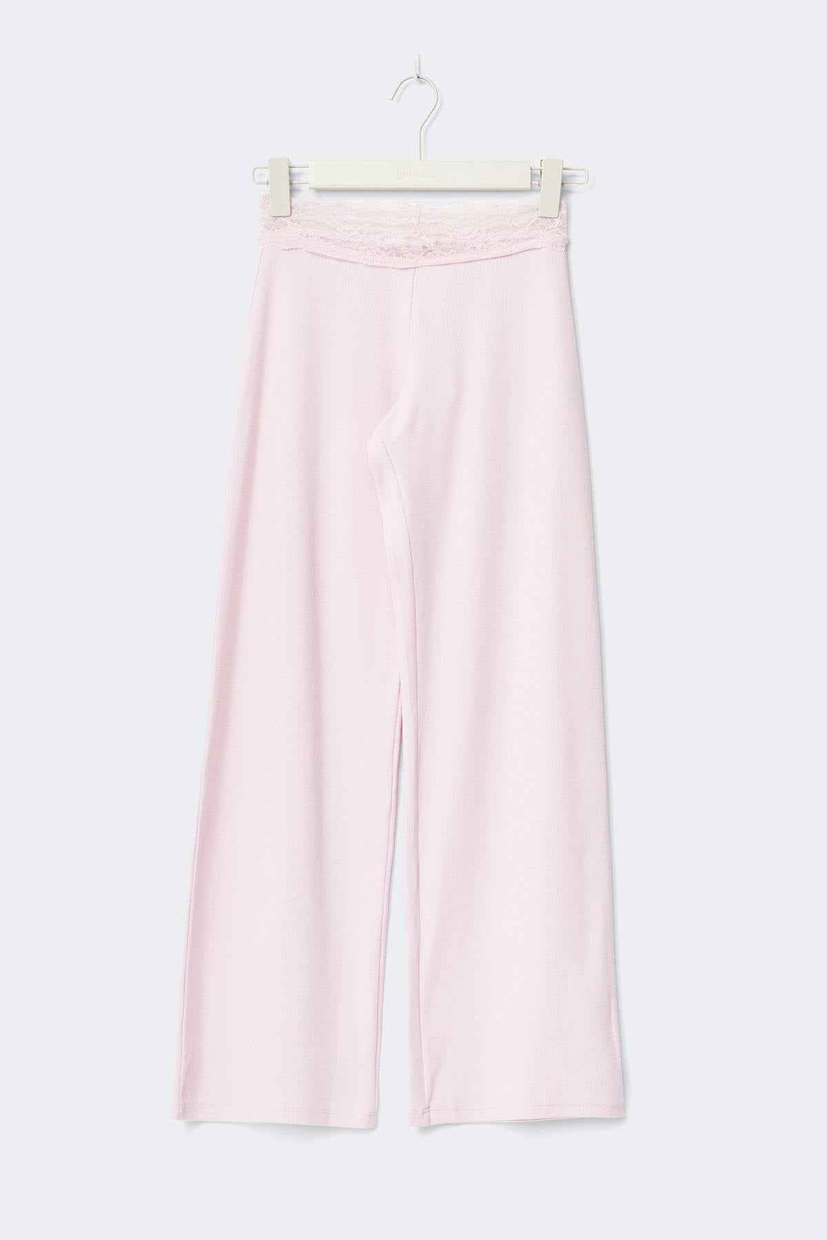14+ lace detail trousers - Ballet slipper