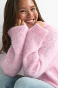 y knitted sweater - Warm white