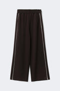 Soft sporty trousers - Chocolate plum