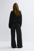 Soft sporty trousers - Chocolate plum