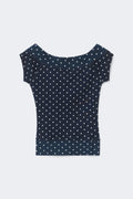 Y short sleeve top - Dot print