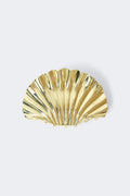 Metal seashell hair clip