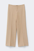 Timeless low straight trousers - Beige