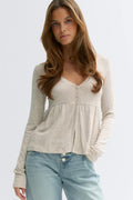 Babydoll top - Noir