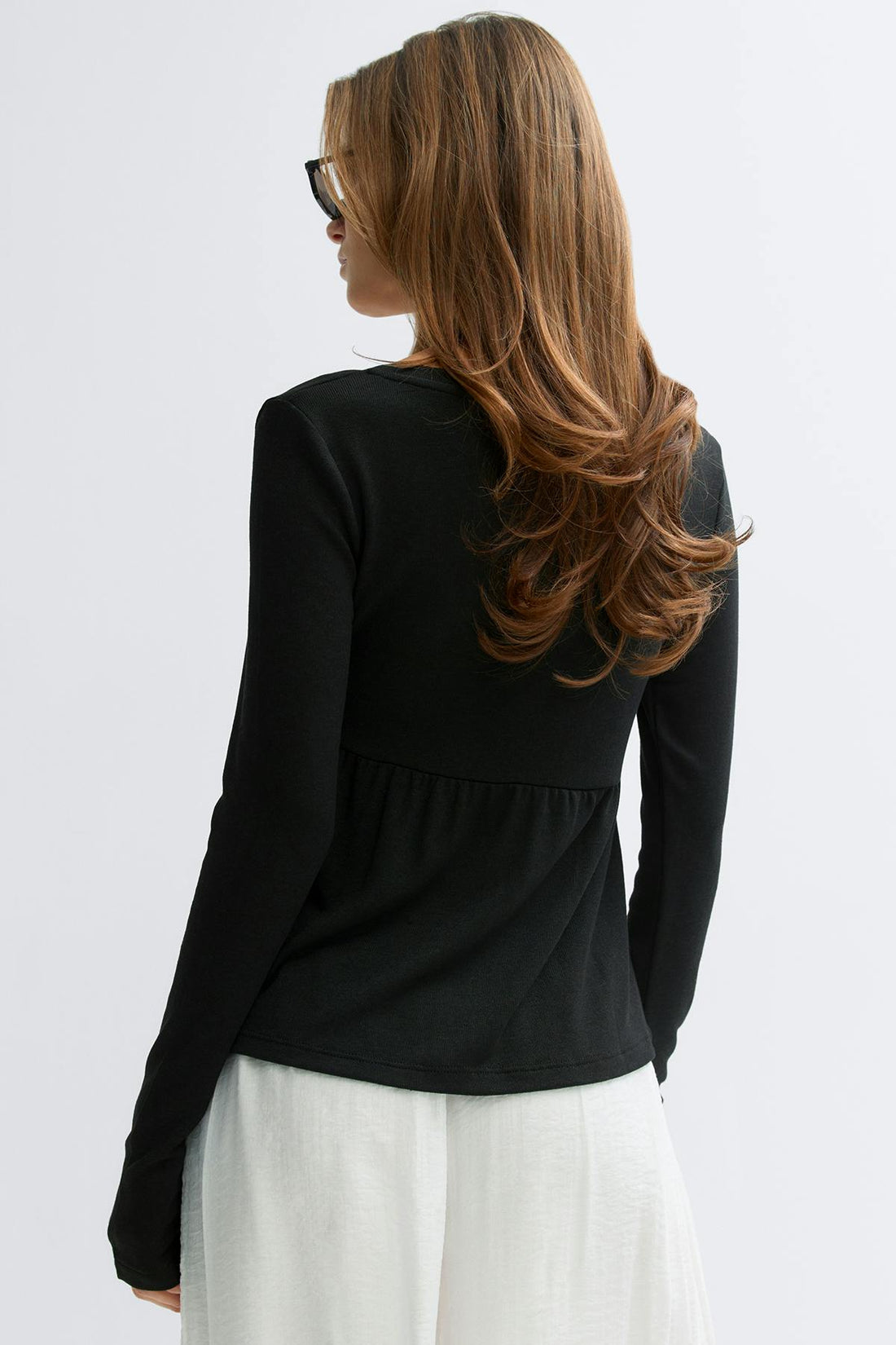 Babydoll top - Noir