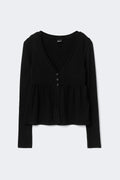 Babydoll top - Noir
