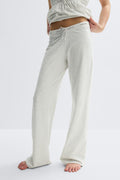 Y detail trousers - Grey melange