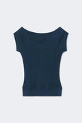 14+ short sleeve top - Bleu marine