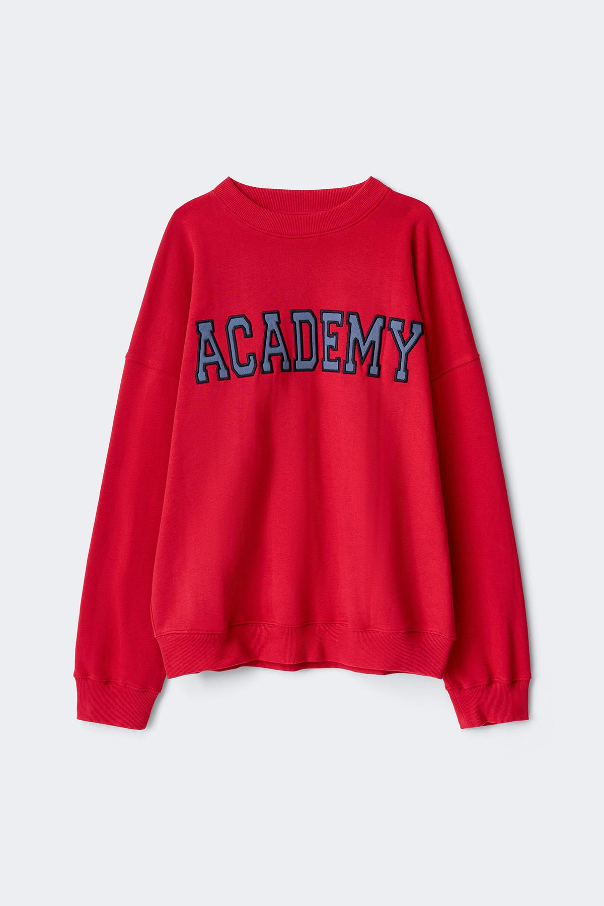 Oversized printed sweater - Flamescarlet/of