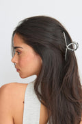2-pack knot metal hair clip - Multi gold