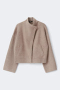 Knitted jacket - Desert taupe