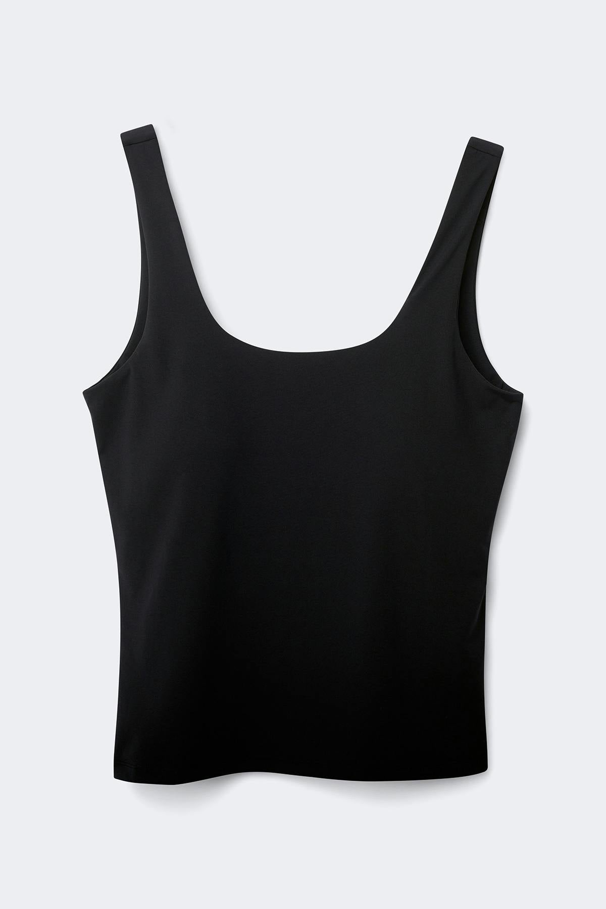 Built-in bra tank - Noir