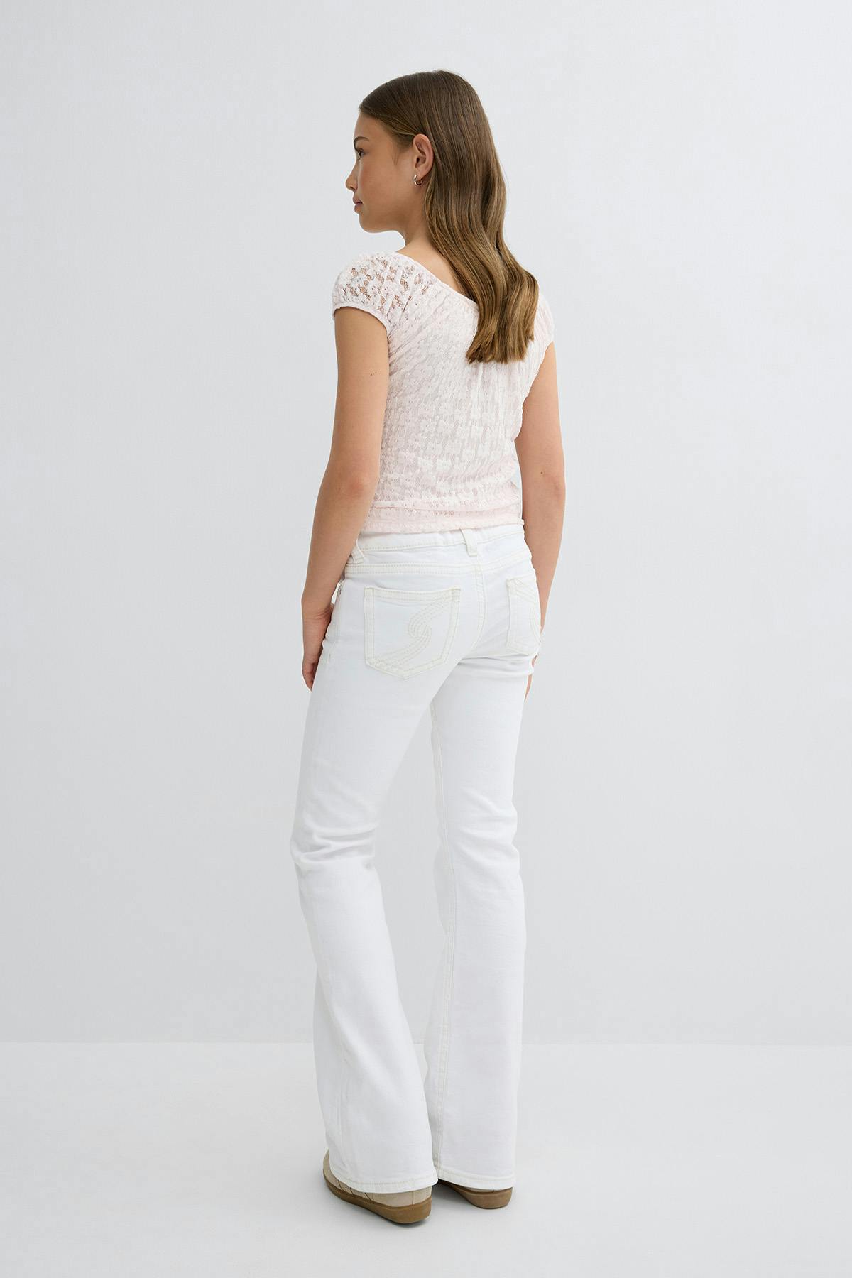 Y dixie low flare jeans - Bleu clair