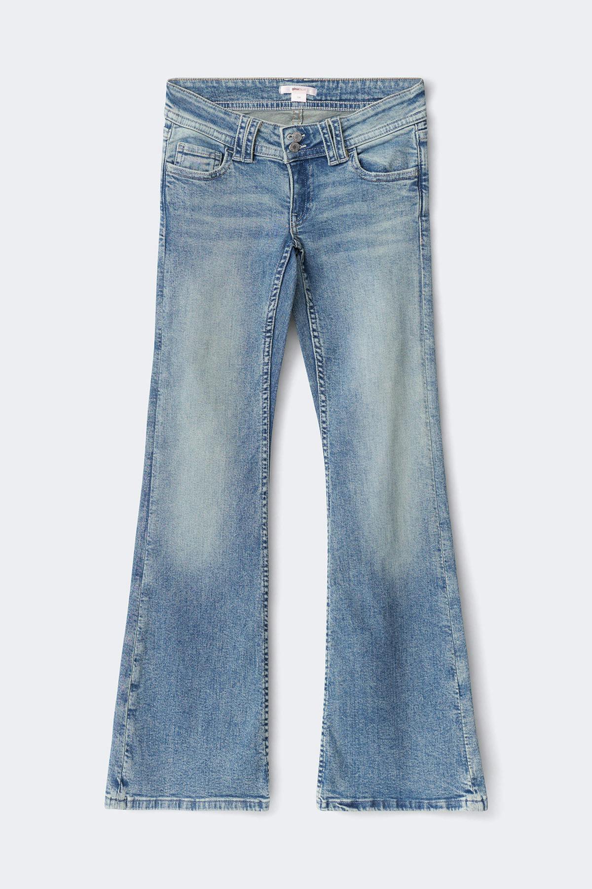 Y holy low flare jeans - Vintage blue