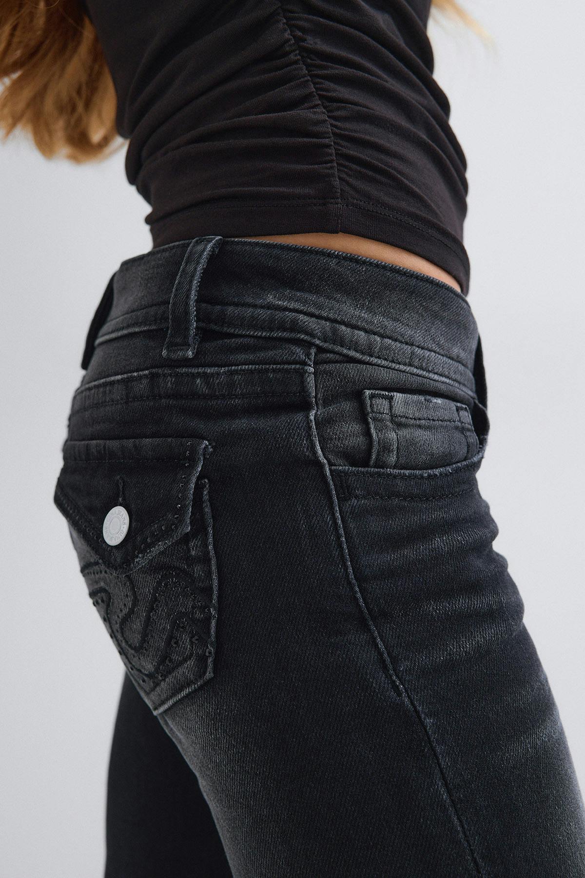 Y holy low flare jeans - Vintage blue