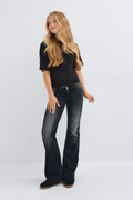Y holy low flare jeans - Vintage blue