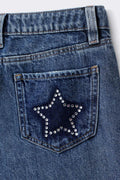 Y lucky loose bootcut jeans - Bleu clair