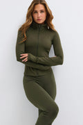 Zip yoga jacket - Bordeaux