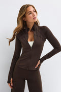 Zip yoga jacket - Noir