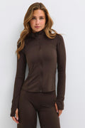 Zip yoga jacket - Noir