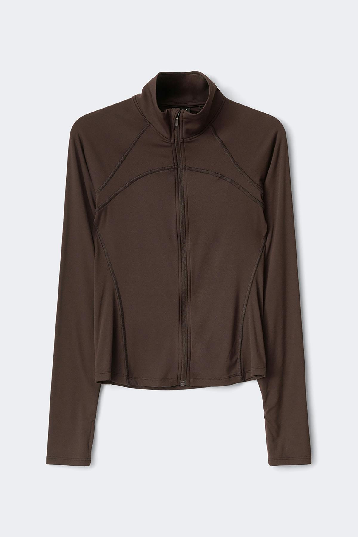 Zip yoga jacket - Bordeaux
