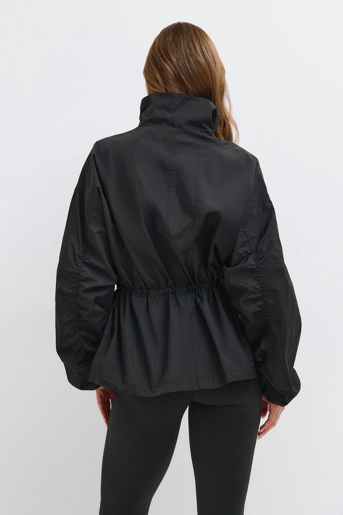 Cinched waist sport jacket - Noir