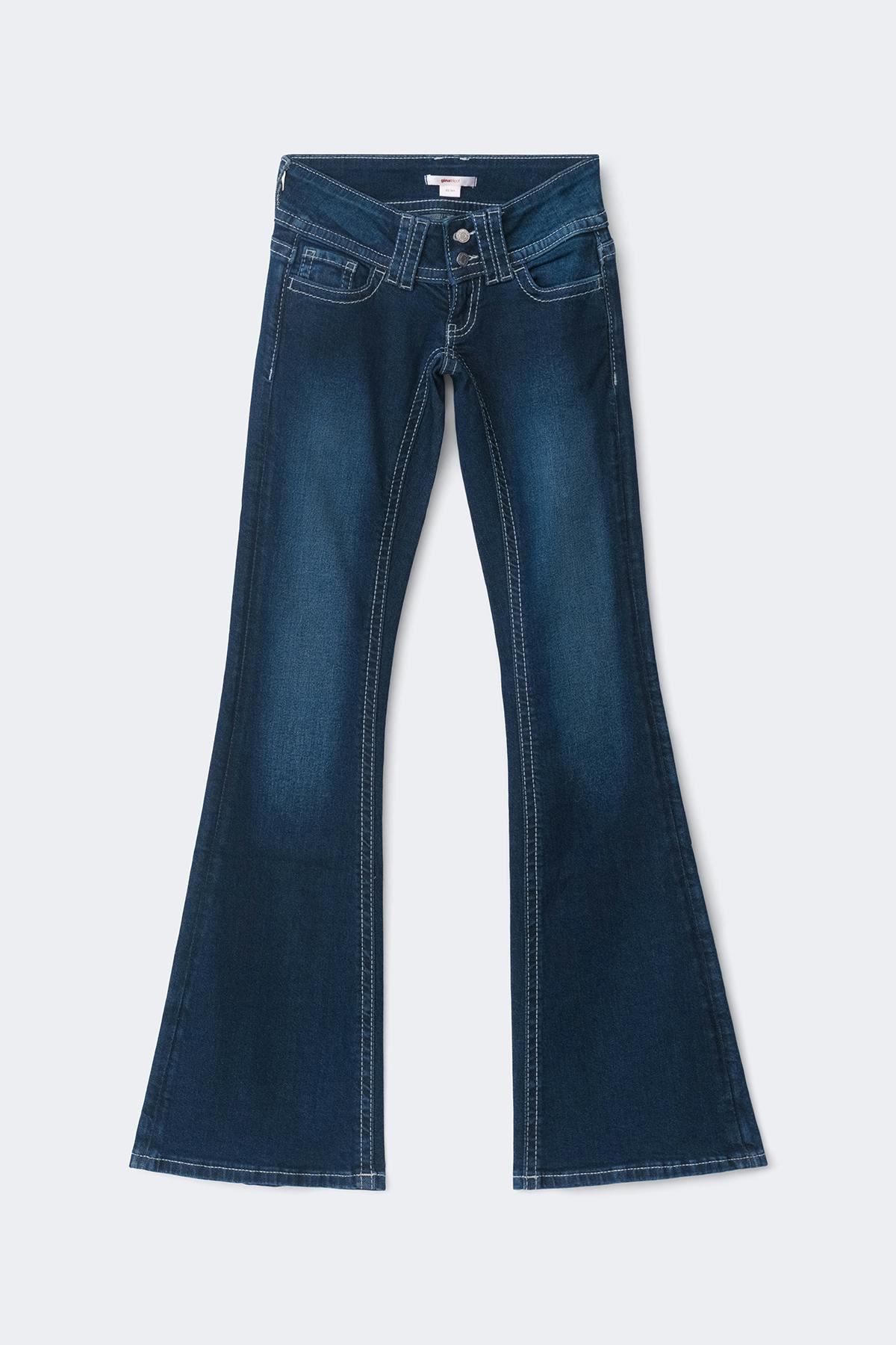 14+ holy low flare jeans - Vintage blue