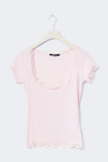 Lace detail top - Lotus