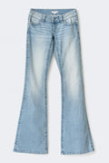 14+ sparkle flare jeans tall - Bleu clair