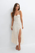 14+ tie dress - Ditsy aop