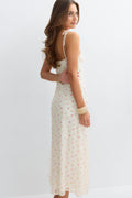 14+ tie dress - Ditsy aop