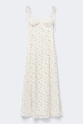 14+ tie dress - Ditsy aop