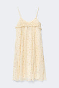 Y frill dress - Ditsy aop