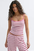Soft loungewear singlet - Teaberry