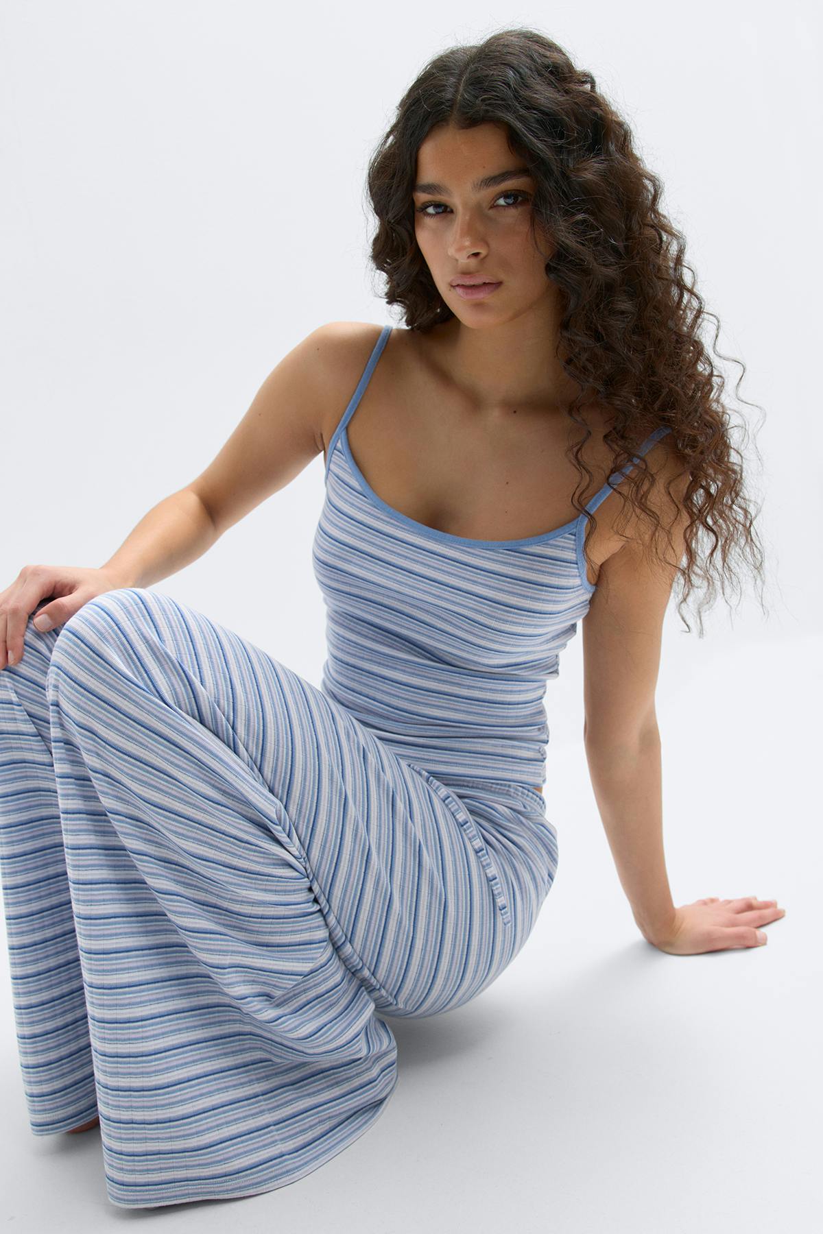 Soft loungewear singlet - Teaberry