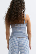 Soft loungewear singlet - Blue horizon