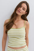 Soft loungewear singlet - Blue horizon