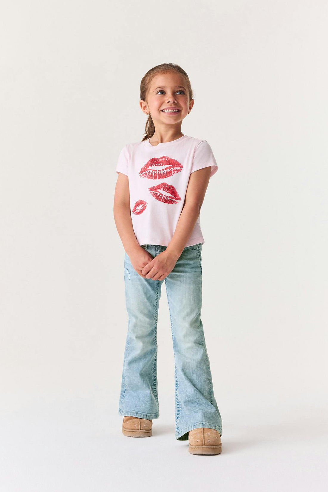 Y petite sparkle flare jeans - Super lt blue