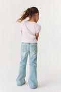 Y petite sparkle flare jeans - Super lt blue