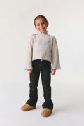 Y petite sparkle flare jeans - Offblack