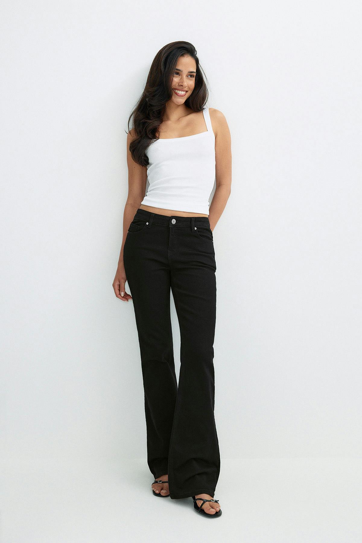 Holy molly bootcut jeans - Bleu foncé