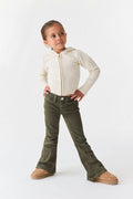 Y petite dixie flare jeans - Vert