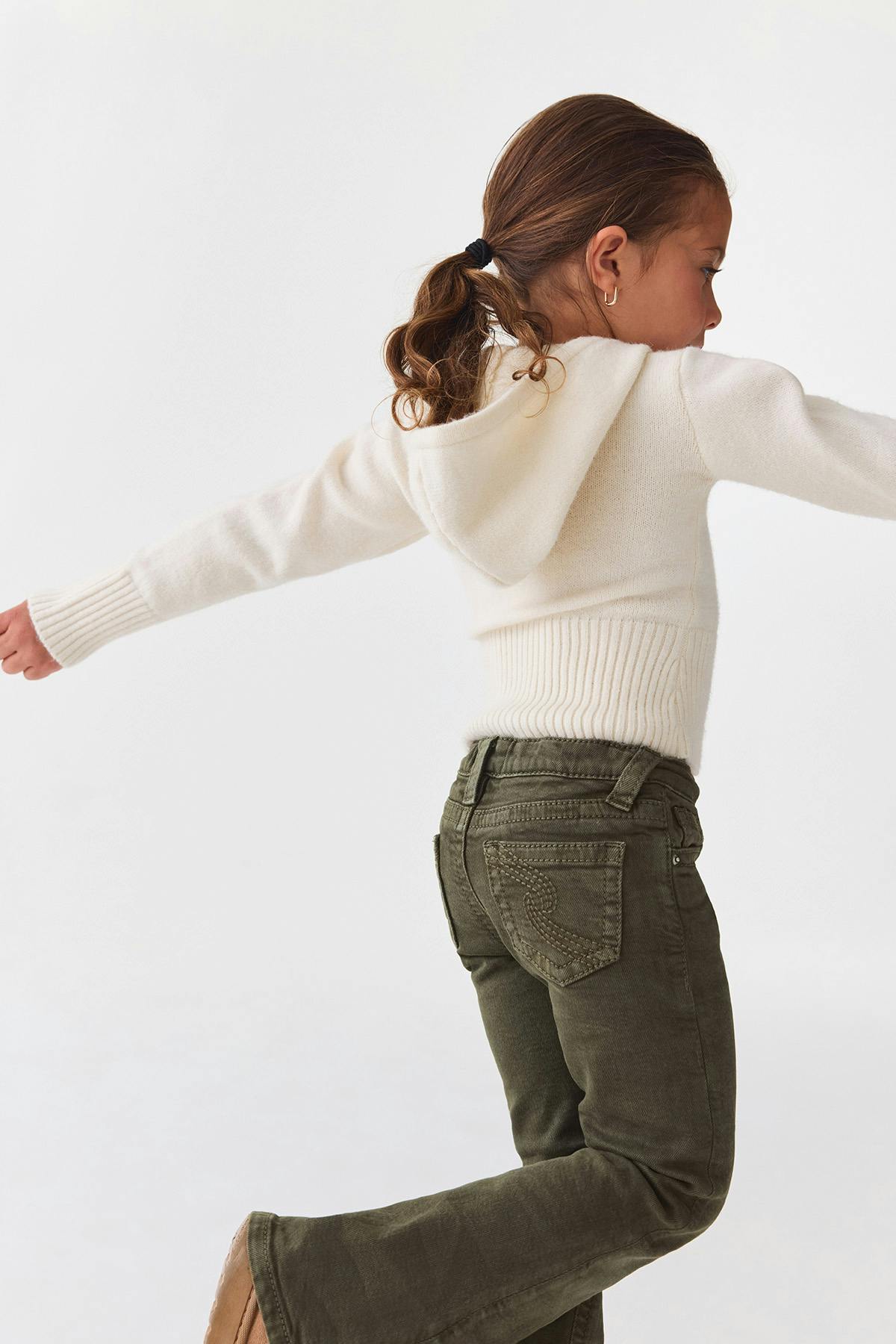 Y petite dixie flare jeans - Vert