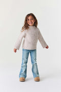 Y petite too clean flare jeans - Mid blue