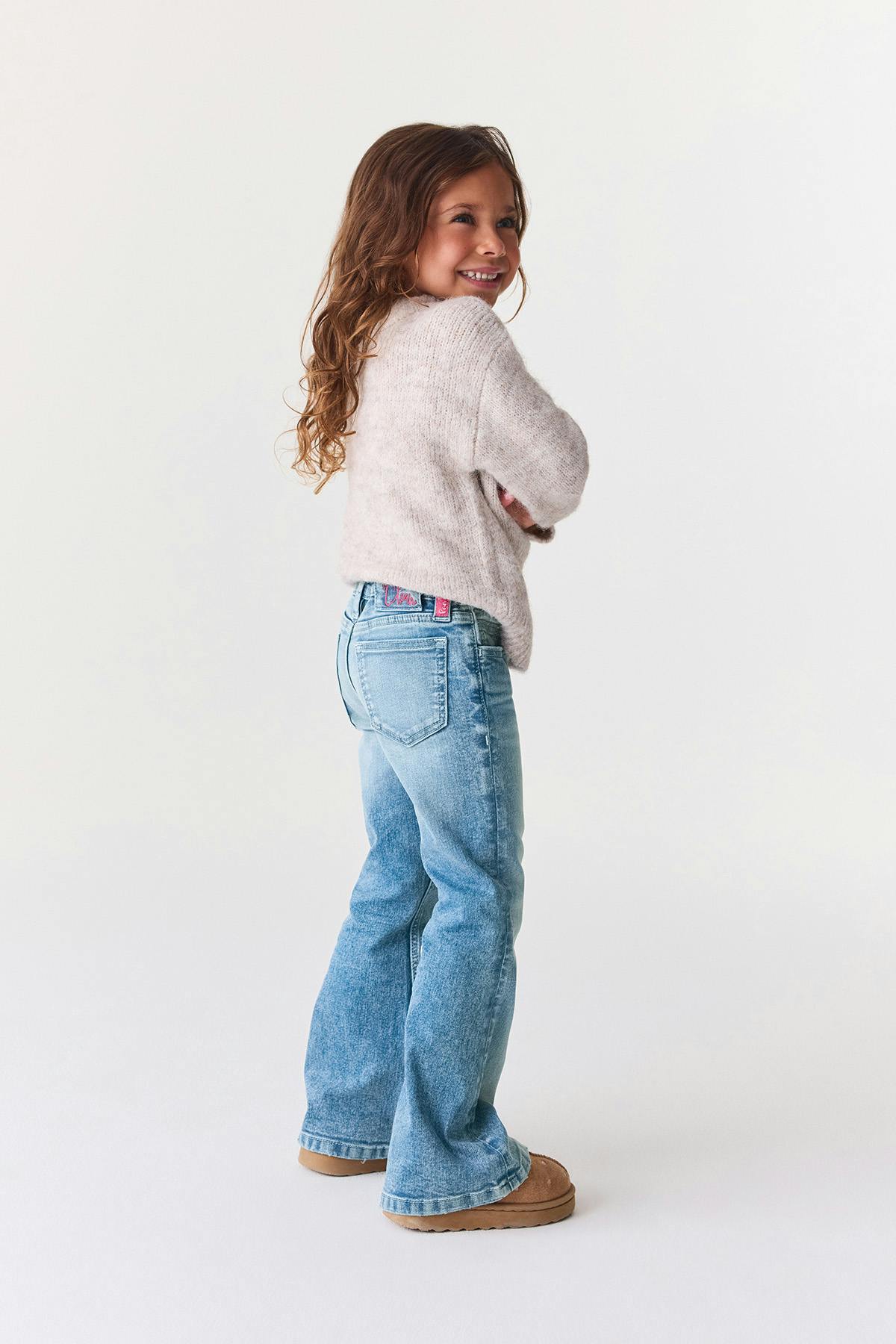 Y petite too clean flare jeans - Bleu clair