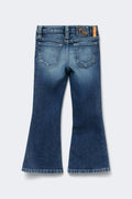 Y petite too clean flare jeans - Mid blue