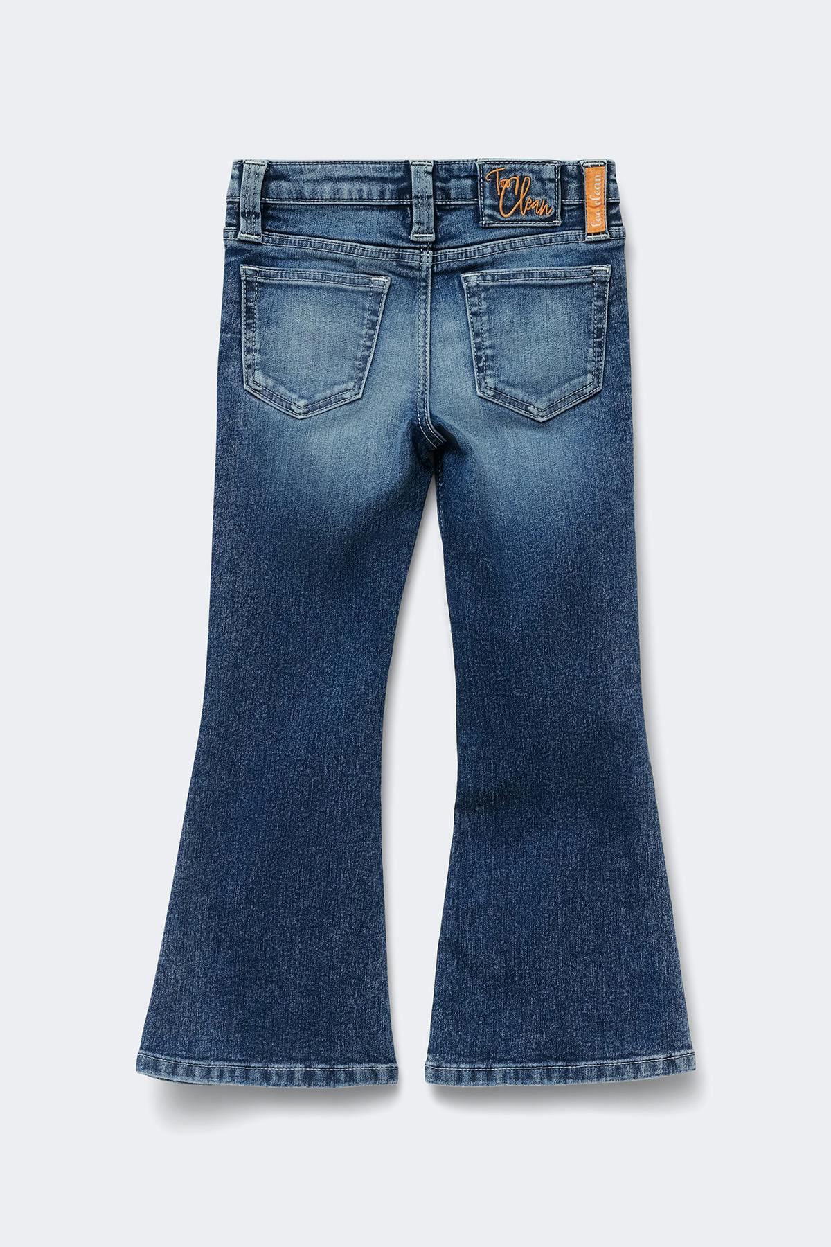Y petite too clean flare jeans - Mid blue