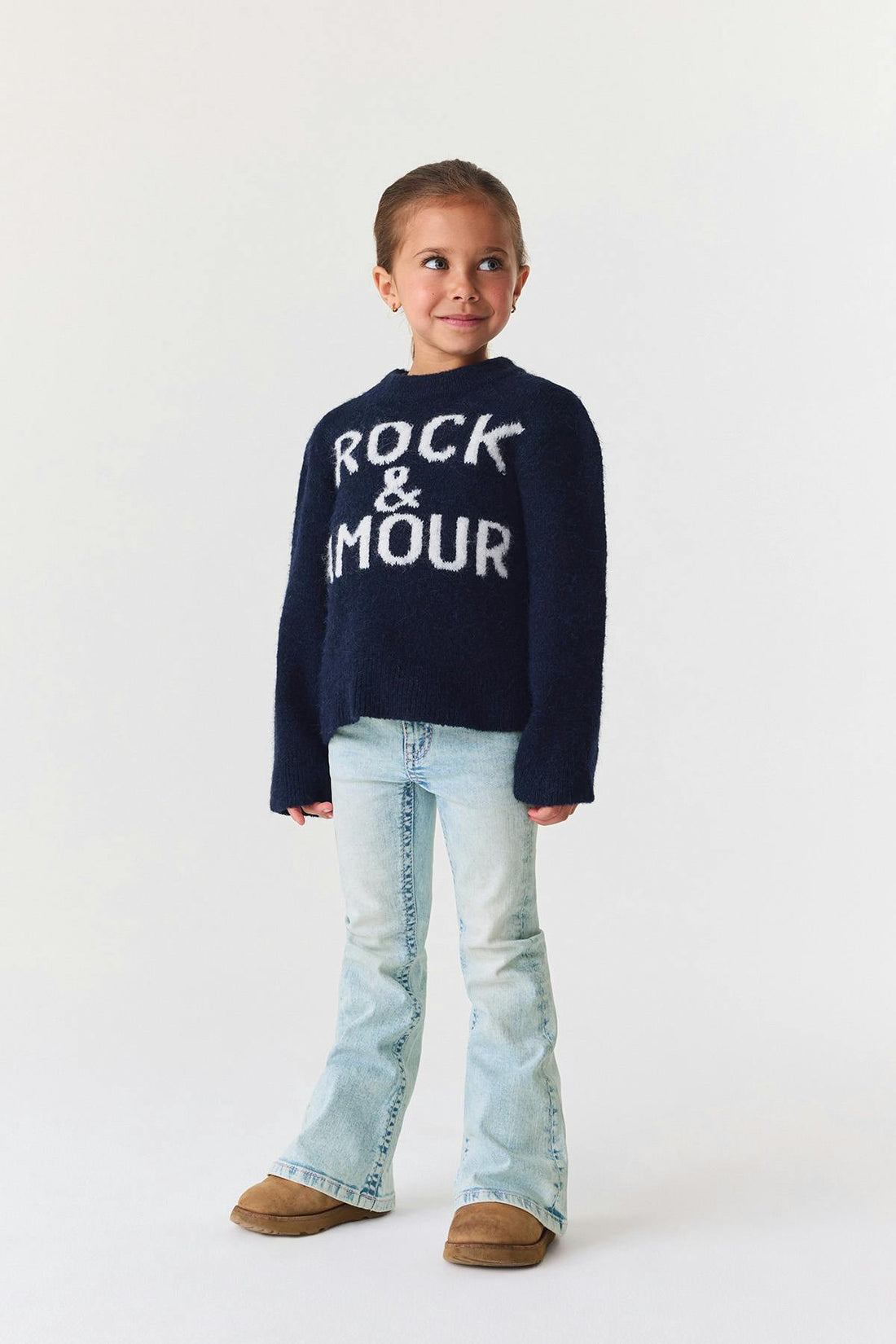Y petite angel wings jeans - Bleu clair