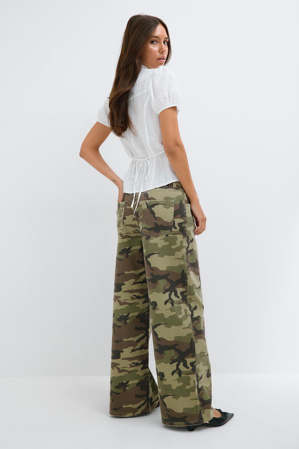 Baggy babe jeans - Blanc cassé